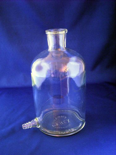 Made in USA Pyrex Glass Heavy Wall Filter Filtering Flask Vacuum Chemistry