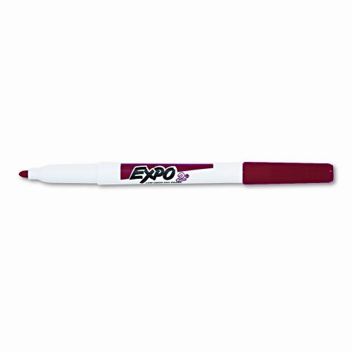 EXPO® Low Odor Dry Erase Marker, Fine Point, Red, 12 per Pack
