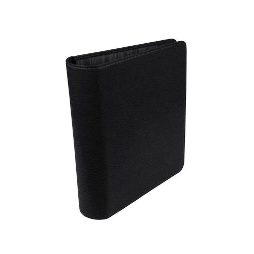 LUCRIN - A5 binder - Granulated Cow Leather - Black