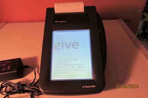 INGENICO E-TOUCH 3100 CREDIT CARD TERMINAL