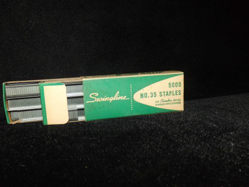 Vintage Swingline No 35 Staples 5000 x 2 Boxes