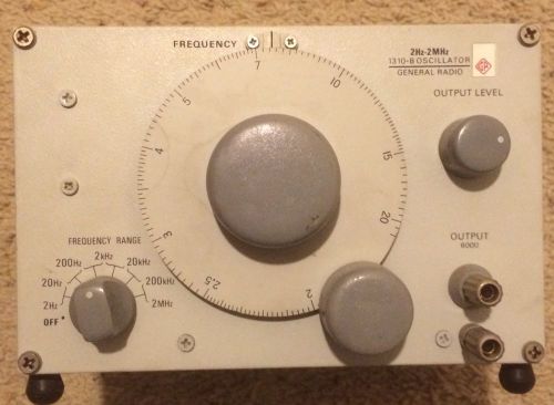 General Radio GR 1310-B Oscillator 2 Hz - 2 MHz Parts or Repair