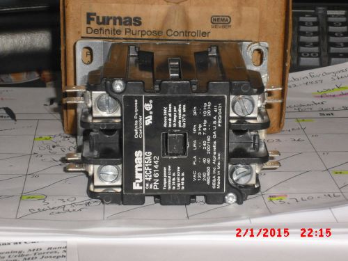 Furnas definite purpose controller 208-240v, amp fl40, 2 pole, 42cf15ag for sale