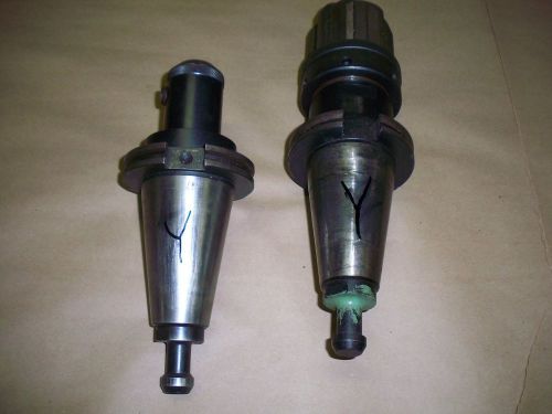 (2) big sheppard cat50 tool holders for sale