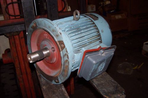 Dietz 8hp/6.0 kw electric ac motor 195-240/340-420 vac 1740 rpm 3 ? for sale