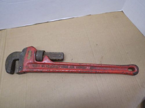 Ridgid Pipe Wrench 18&#034; Ridge Tool Co. Elyria Ohio