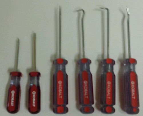 LOT OF 6 piece KOBALT screwdriver and probe specialty set