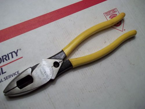 Klein tools linemans pliers d213-9necr electrician mechanic instrument usa auto for sale