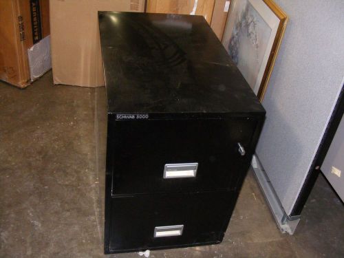 Filing Cabinet, Schwab Two Drawer Fire Proof