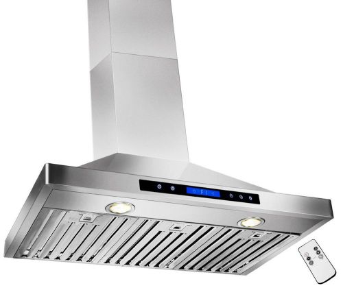 GOLDEN VANTAGE 30&#034; Wall Mount Stainless Steel Range Hood With Remote GVW30