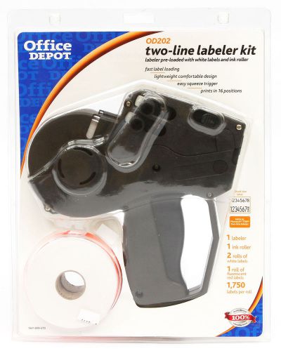 Office Depot OD202 Kit - Monarch 1136 - 2 Two Line Price Tag Label Gun Marker