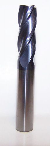 3/8&#034; (.3750&#034;)  CARBIDE 4 FLUTE ENDMILL, TiAlN COATED