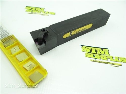 New kennametal indexable tool holder 1&#034; x 6&#034; cclpr-164d nb1 +new carbide inserts for sale