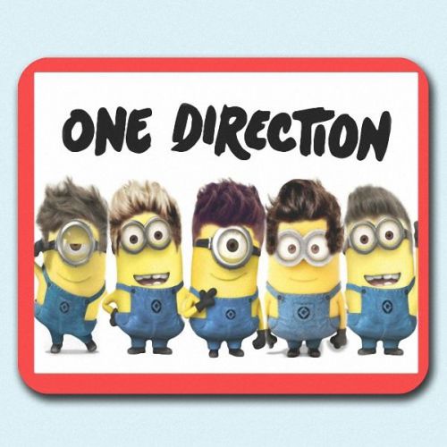 New One Direction Minions 1D Movie Kids Film Mouse Pad Mats Mousepad Hot Gift