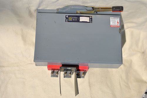 Square d qmb367mw used fusible main panel switch 800a, 600volt 3-phase w/fuses for sale