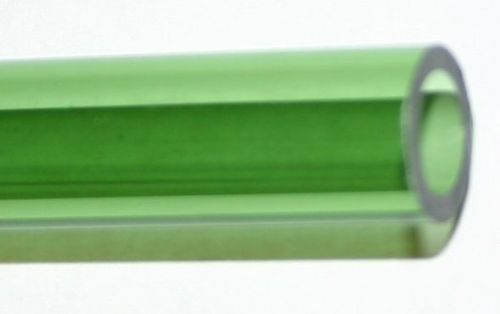 Green borosilicate glass tubing, od12mm x id8mm x l24&#034;, 5 lbs, free shipping for sale