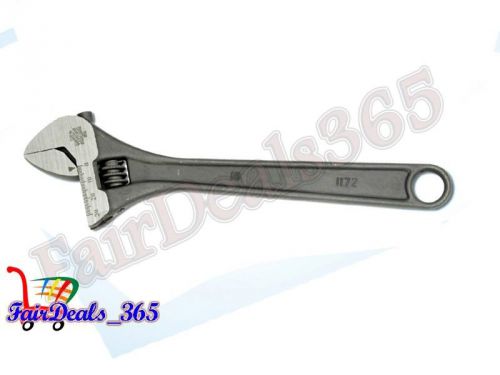 HIGH QUALITY ADJUSTABLE WRENCH SPANNERS BLACK PHOSPHATE FINISHES 15&#034; 381MM