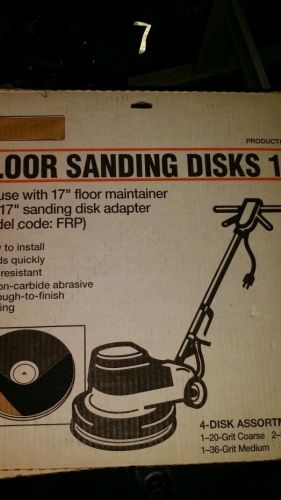Floor sanding disks 17&#034;