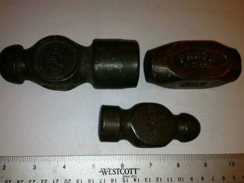 3 vintage non sparking hammer heads-one lot price for sale
