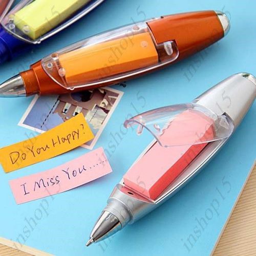 3-in-1 Multi-functional Halter Ball-Point Pen + Note Paper + Flashlight Statione