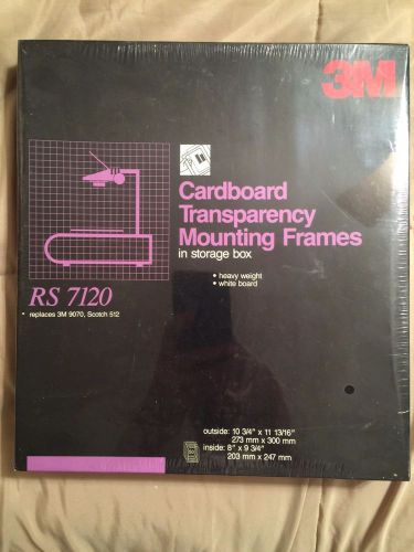 3M Cardboard Transparency Mounting Frames RS7120 50 Pack USA