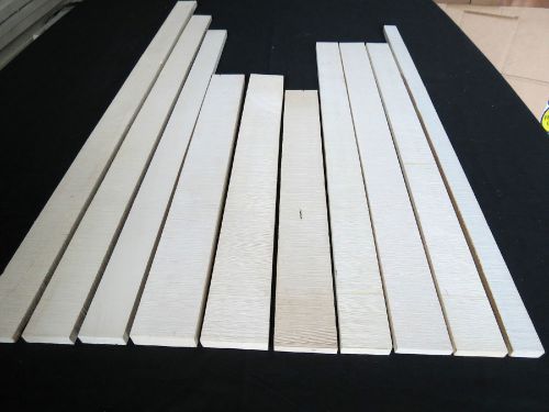 Premium holly thins / rippings american lumber white wood, kd (10 pcs) for sale