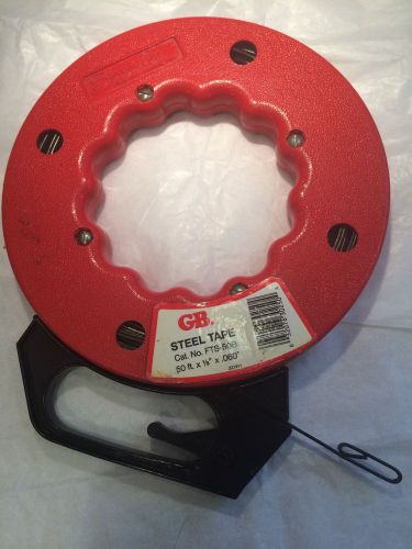 GB GARDNER BENDER STEEL FISH TAPE Electric Wireing Fishing Line Cable Puller 50