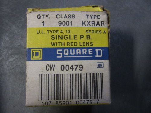 Square D 9001KXRAR Pilot Light With Red Lens NEW!!! in Box