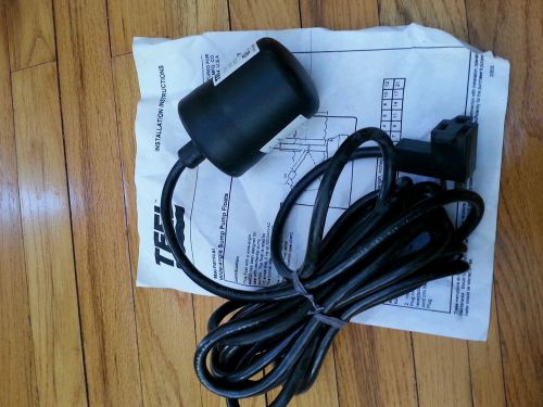 Teel piggy back wide angle sump pump float 15 ft for sale