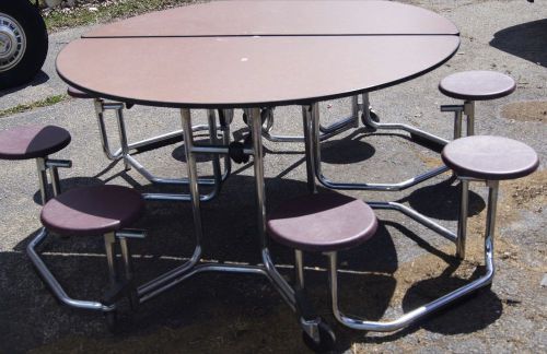 KI Furniture Uniframe Table with 8 Seats TWO AVAILABLE  MAY SHIP