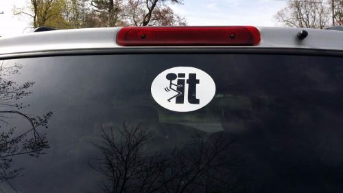 2- Fuck-It Funny Truck Car/Window/Laptop Vinyl Decals Stickers
