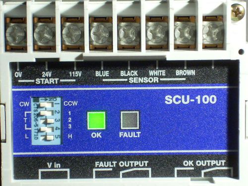 NEW Positive Contact SCU-100 Tool Break Sensor Controller Relay for PCS-100 24DC