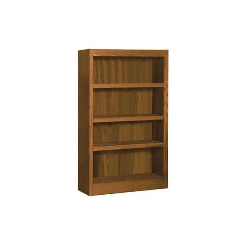 A. Joffe A. Joffe - Single Wide Bookcase - Dry Oak Finish - 4 Shelves