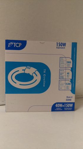 Tcp 32040 t6 circline double cfl bulb 7.5&#034; dia. 4 pin 40w 150w equilalent for sale