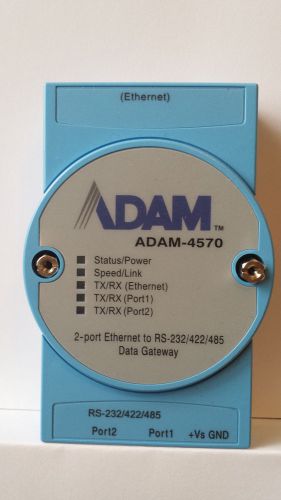 Advantech adam 4570 serial device server / rs-232/422/485 ethernet gateway for sale
