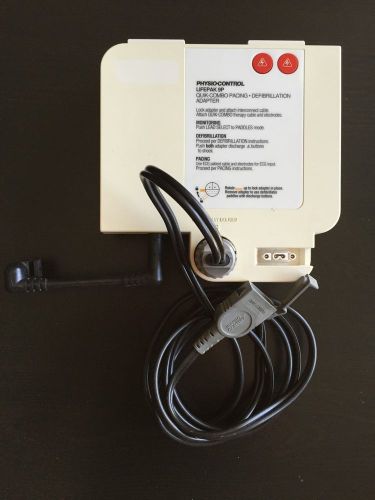 Physio Control Lifepak 9P Quick Combo Adaptor with Cable