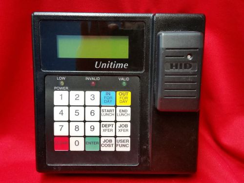 Unitime Systems CS2000/29 Time and Attendance Terminal - Untested