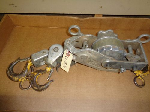 Lug All Web Strap Ratchet Winch Hoist Comealong 2 Hooks Model 2 Lev564