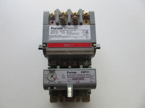 Furnas 14ds+32a 3 pole starter 120v coil 48asf3m20 vgc!!! new silver contacts for sale