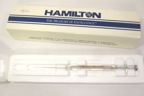 Hamilton Gastight #1705 Borosilicate Glass Syringe PTFE Plunger 0.05ml 50ul