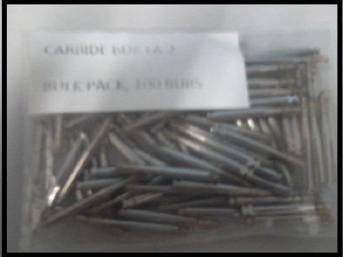 Dental Carbide Round Bur RA #4 Bulk Pack 100 in a bag LA-4