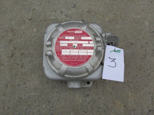 Crouse Hinds Explosion Proof Switch G6SC2335  AH #3
