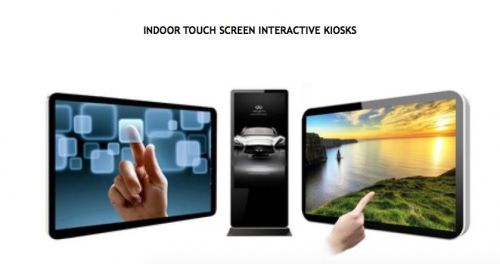 Wall Mounted Indoor Interactive Touch Screen Kiosk 47&#034;