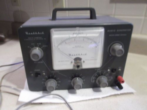 heathkit heath co. audio generator mvt by weston r.m.s. volts model ag-9a works