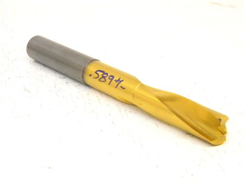 USED RTW USA SOLID CARBIDE DRILL .589&#034; +/-