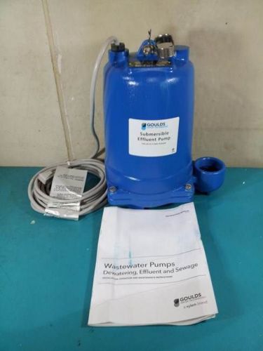 Goulds we0311m 1/3 hp, cast iron, submersible effluent pump for sale