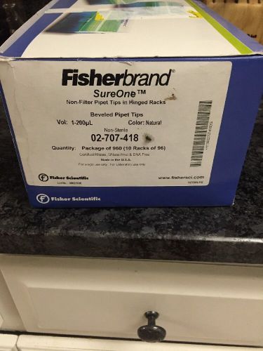 *New* Fisherbrand™ SureOne Beveled Pipet Tips, 02-707-418