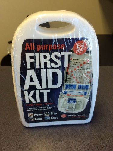 52-Piece All-Purpose First Aid Kit (Plastic Case) by First Aid Only - FAO122F