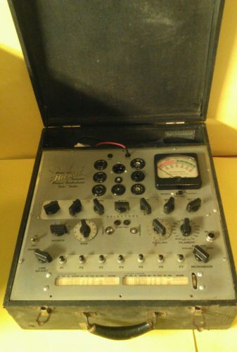 Vintage Hickok Model 532 Dynamic Mutual Conductance Tube Tester Powers Up Look