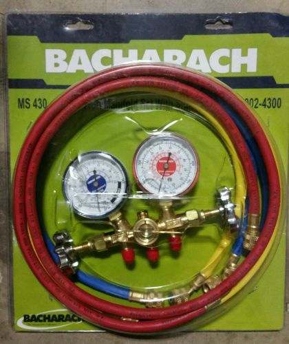 Bacharach 2002-4300 Manifold with Sight Glass and Hoses for R-410a